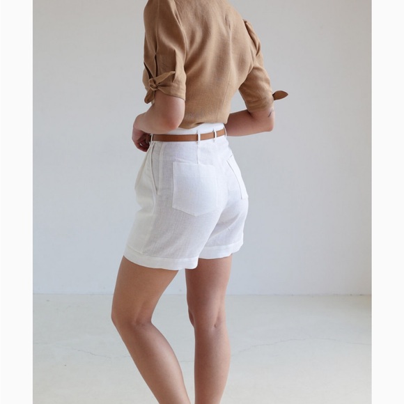 Linen Handmade Studio—Linen Shorts Sydney - Picture 5 of 9